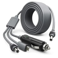 Кабель живлення USB-C + car adapter to DC 3-in-1 5.0m Starlink Mini E-NET (Кабель 3в1 для Starlink Mini 5м)