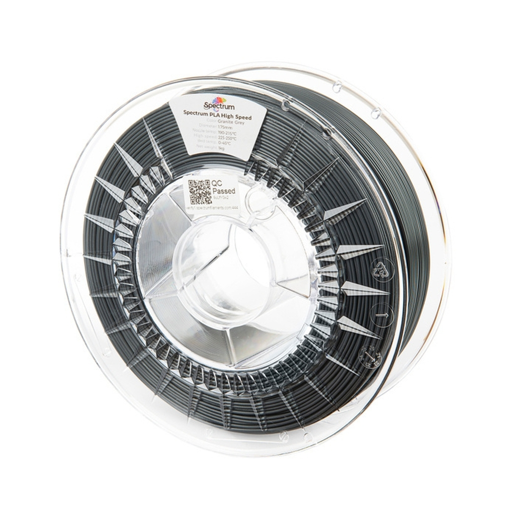 Пластик для 3D-принтера Spectrum PLA HS Premium 1.75mm 1kg Granite Grey (81069)