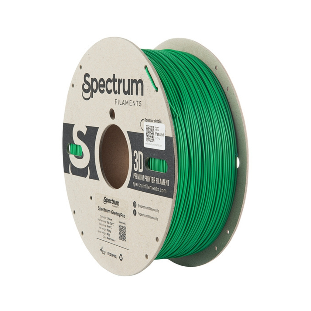 Пластик для 3D-принтера Spectrum GreenyPro 1.75mm 1kg Green, Real (80907)