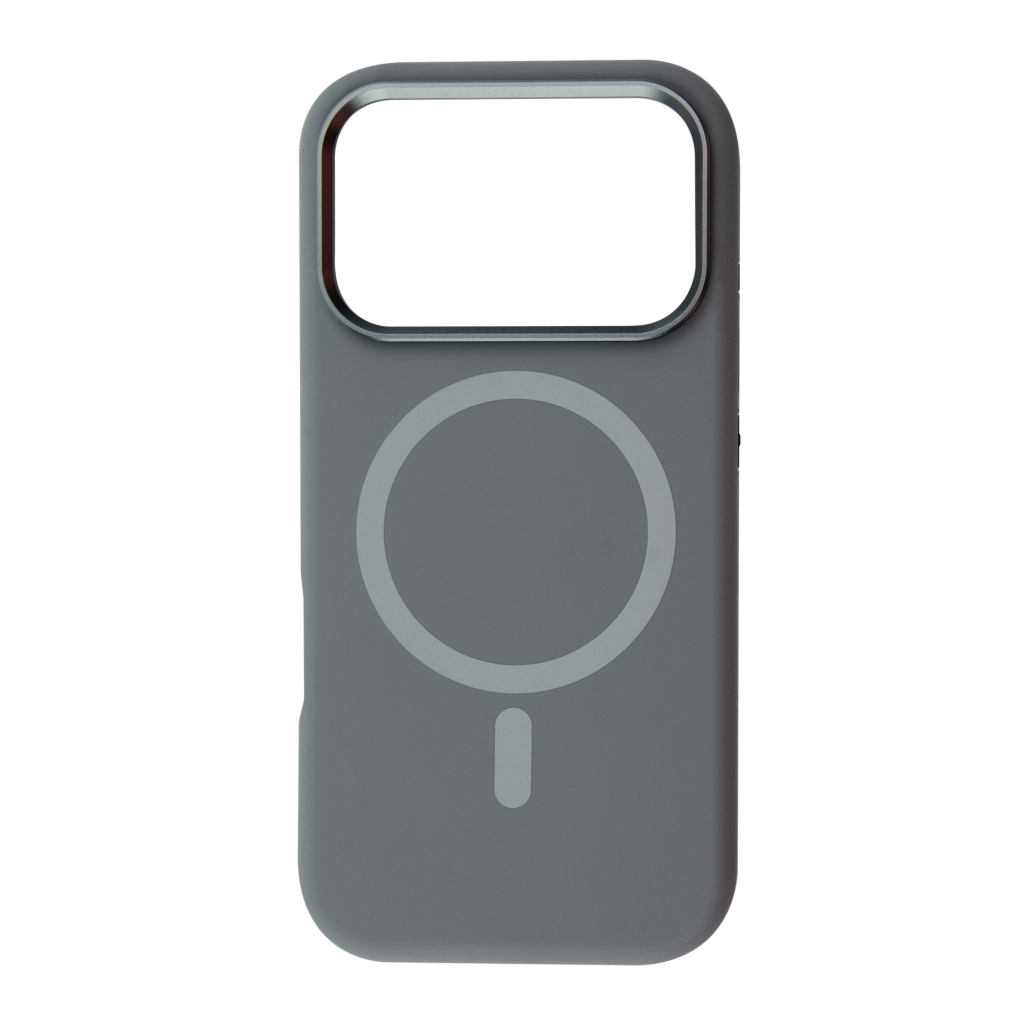Чохол до мобільного телефона BeCover FIBRA Silicone OmniMag Apple iPhone 17 Pro Gray (716217)