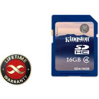 Карта пам'яті Kingston 16Gb SDHC class 4 (SD4/16GB)