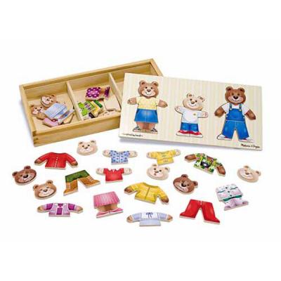 Розвиваюча іграшка Melissa&Doug Одень семью медведей (MD13770) Розвиваюча іграшка Melissa&Doug Одень семью медведей (MD13770)