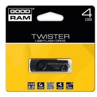 USB флеш накопичувач Goodram 4GB TWISTER USB 2.0 (PD4GH2GRTSKKR9)