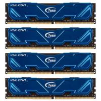 Модуль пам'яті для комп'ютера DDR4 32GB (4x8GB) 2800 MHz Vulcan Blue Team (TLBED432G2800HC16AQC01)