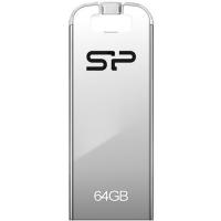 USB флеш накопичувач Silicon Power 64GB Touch T03 Silver USB 2.0 (SP064GBUF2T03V3F)