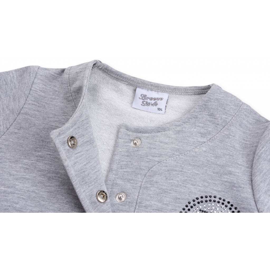 Плаття дитяче Breeze з гудзиками (8385-104G-gray)