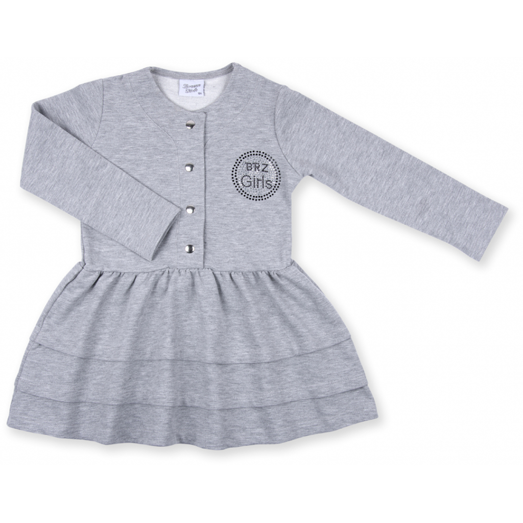 Плаття дитяче Breeze з гудзиками (8385-104G-gray)