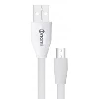 Дата кабель USB 2.0 AM to Micro 5P 1.5m DCF White Nomi (316195)