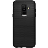 Чохол до мобільного телефона Spigen Galaxy A6+ Case Liquid Air Black (597CS24095)