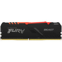 Модуль пам'яті для комп'ютера DDR4 16GB 2666 MHz FURY Beast RGB Kingston (KF426C16BBA/16)