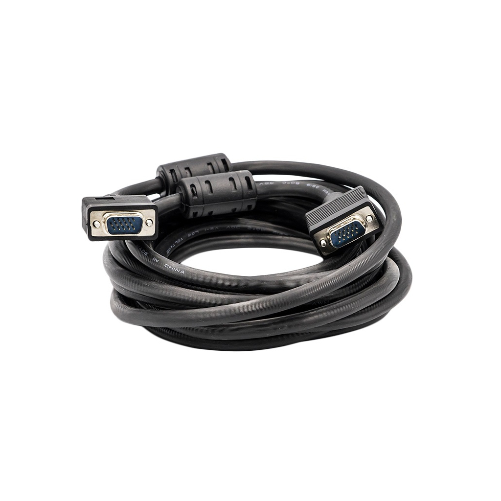 Кабель мультимедійний VGA M to VGA M 5.0m PowerPlant (CA911059)