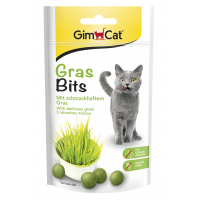 Вітаміни для котів GimCat GrasBits вітамінізовані таблетки з травою 40 г (4002064417271/4002064417653)