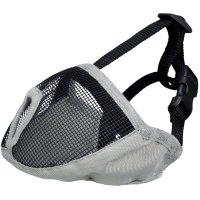Намордник для собак Trixie для брахіцефалів тканинний S-М 40 см Сірий (4057589176271)