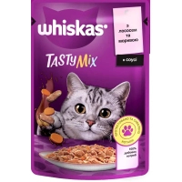 Вологий корм для кішок Whiskas TastyMix Лосось, Морква 85 г (4770608262457)