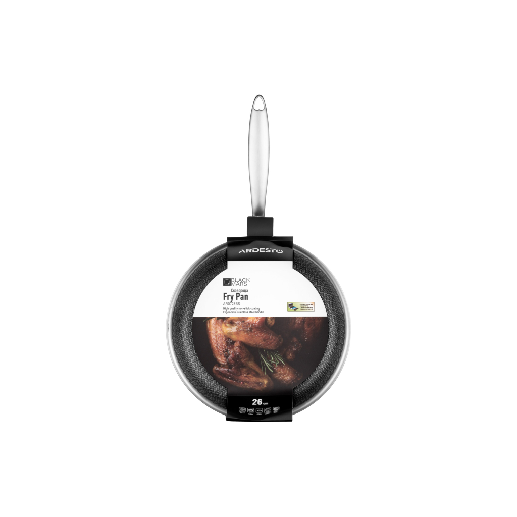 Сковорода Ardesto Black Mars Avior Grey 26 см (AR0726BS) Сковорода Ardesto Black Mars Avior Grey 26 см (AR0726BS)