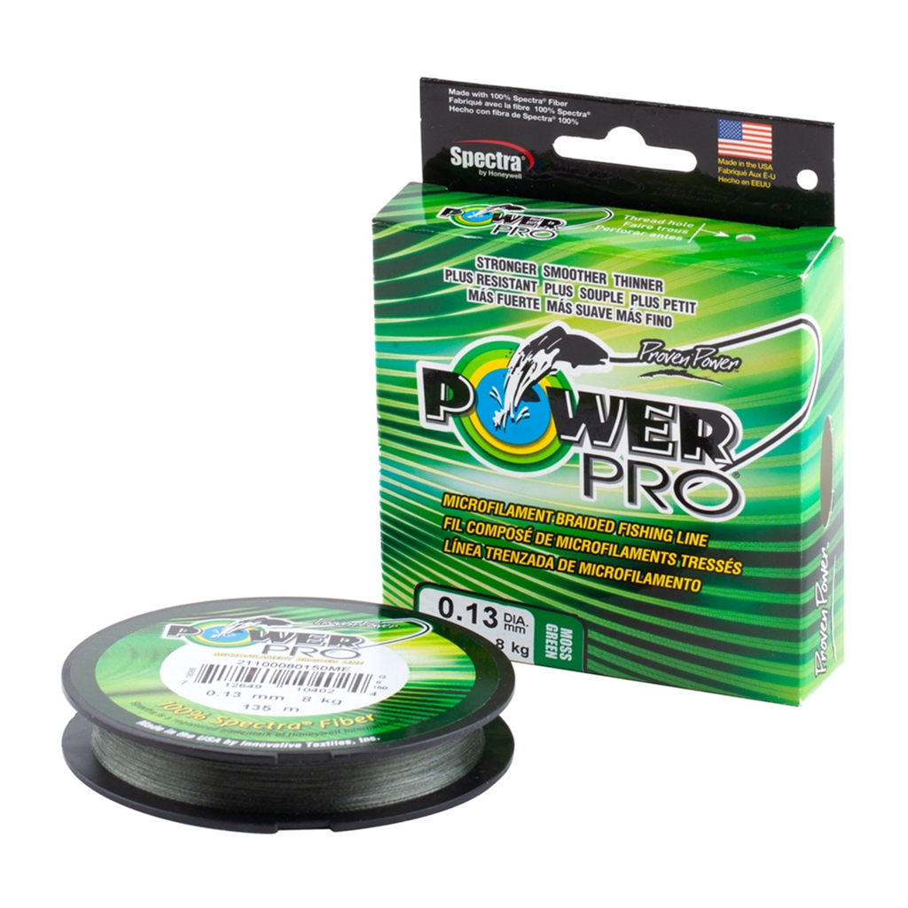 Шнур Power Pro Moss Green 275m 0.08mm 9lb/4.0kg (2266.35.65) Шнур Power Pro Moss Green 275m 0.08mm 9lb/4.0kg (2266.35.65)