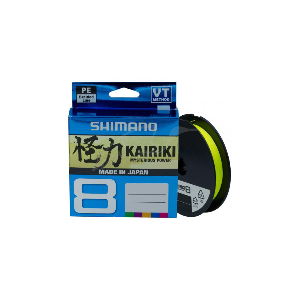 Шнур Shimano Kairiki 8 PE Yellow 150m 0.19mm 12.0kg (59WPLA58R34) Шнур Shimano Kairiki 8 PE Yellow 150m 0.19mm 12.0kg (59WPLA58R34)