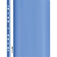 Economix A4 quick-stitch folder with perforation, texture "gloss", blue (E31510-02)
