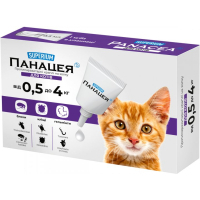 Краплі для тварин Superium Panacea Протипаразитарні для котів від 0.5 до 4 кг (9134)