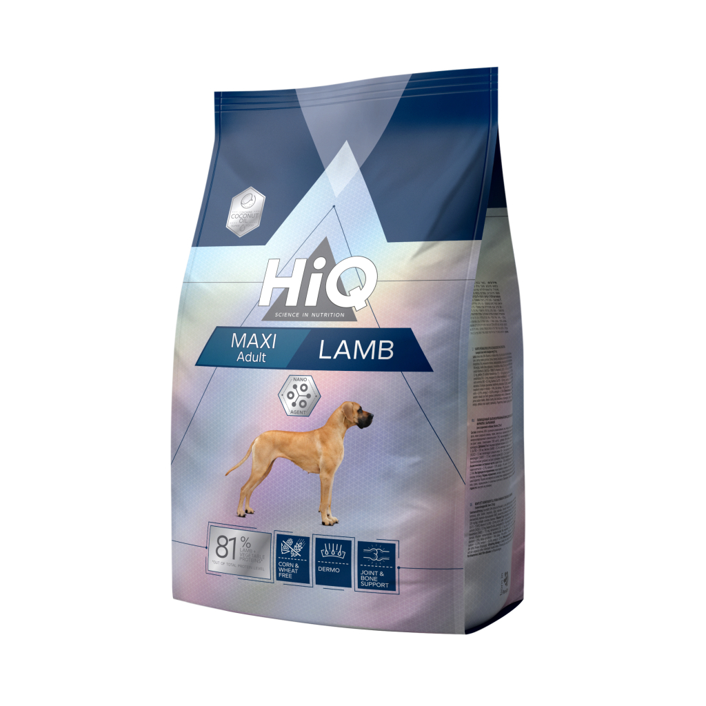 Сухий корм для собак HiQ Maxi Adult Lamb 2.8 кг (HIQ45882)