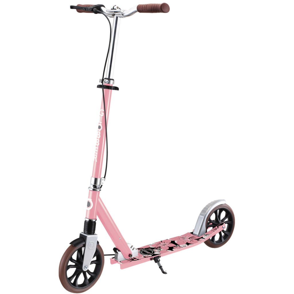 Самокат Globber NL205 Deluxe з ручним гальмом Пастельно-рожевий (685-210)