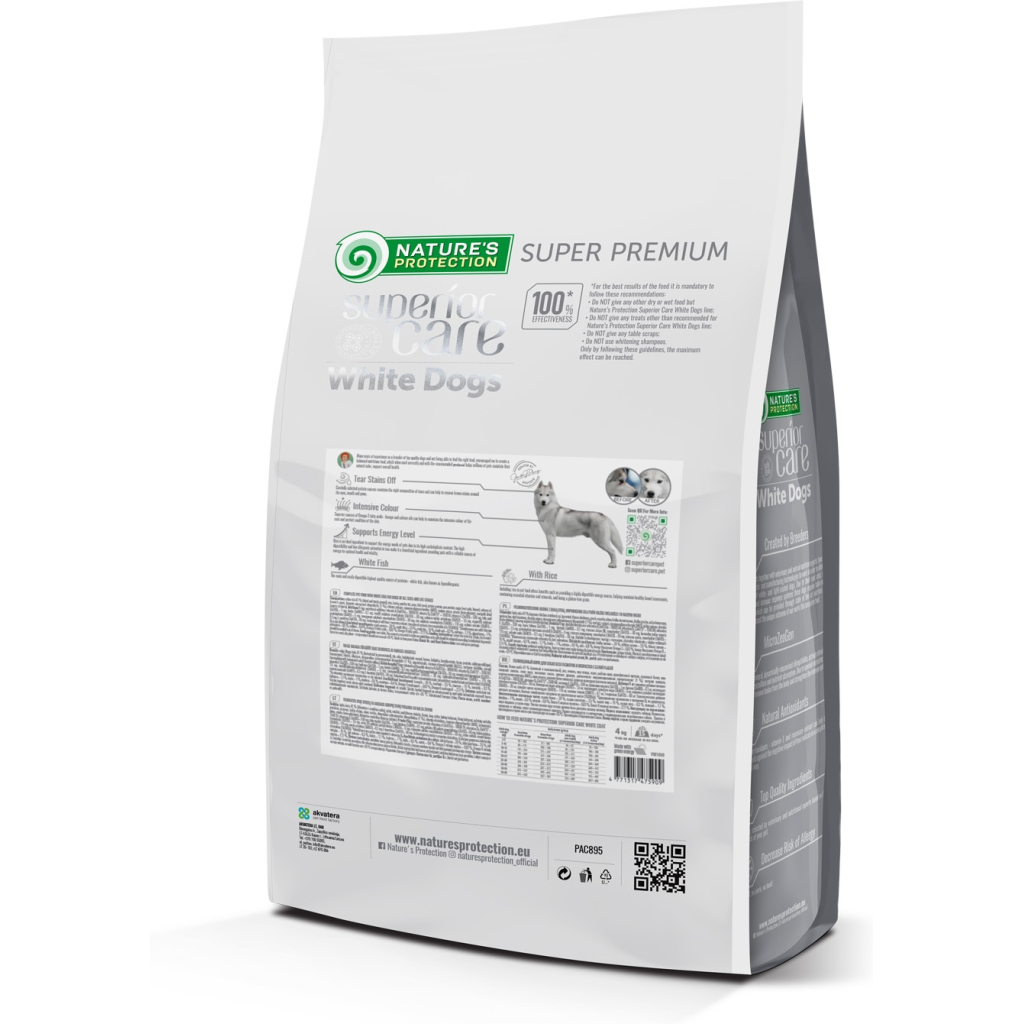 Сухий корм для собак Nature's Protection Superior Care White Dogs White Fish All Sizes and Life Stages 4 кг (NPSC47590)