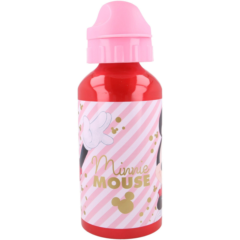Поїльник-непроливайка Stor Disney - Minnie Electric Doll, Aluminium Bottle 500 ml (Stor-18839)