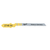 Milwaukee blade for jigsaw T119BO, 50mm/ tooth pitch 2.0mm, 5pcs, shaped cut, wood (4932274650)