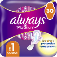 Sanitary pads Always Platinum Normal Size 1 30 pcs. (8001841913803)