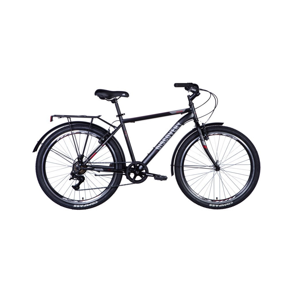 Велосипед Discovery Prestige Man Vbr 26" 18" ST 2024 Чорний (OPS-DIS-26-587)