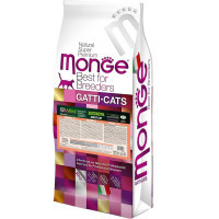 Dry food for cats Monge Cat Bwild Grain Free Salmon 10 kg (8009470005203)
