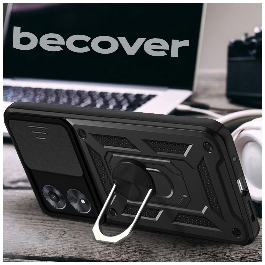 Чохол до мобільного телефона BeCover Military Oppo A18 Black (710712) Чохол до мобільного телефона BeCover Military Oppo A18 Black (710712)