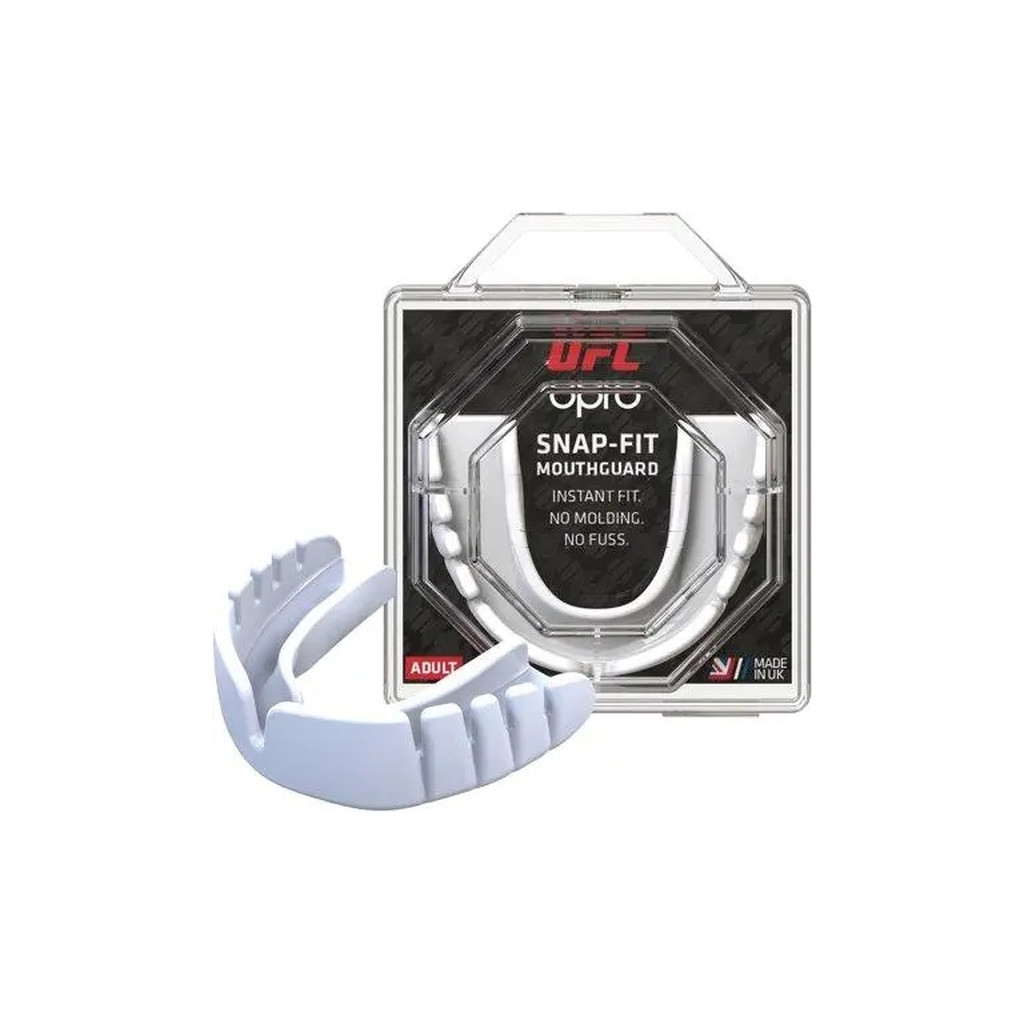Капа Opro Snap-Fit UFC White 002263002 (SN_JR_UFC_White)