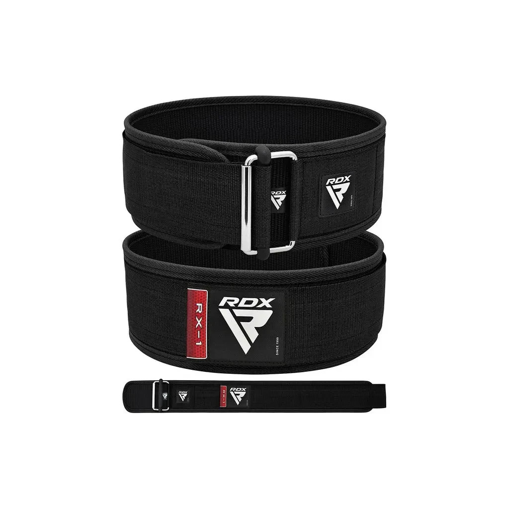Атлетичний пояс RDX RX1 Weight Lifting Belt Black XL (WBS-RX1B-XL)