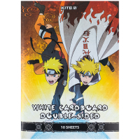 Білий картон Kite A4 Naruto 10 аркушів (NR24-254)