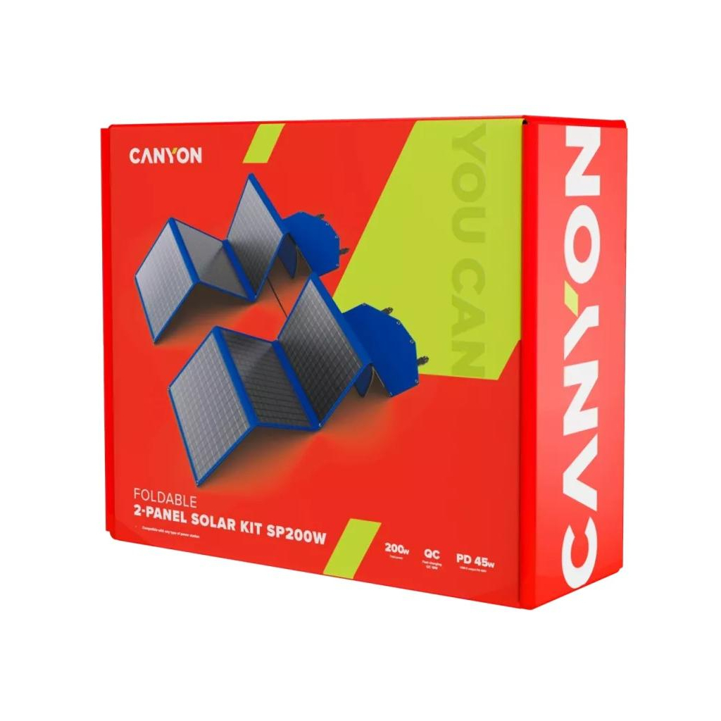 Портативна сонячна панель Canyon CND-SP200W2P