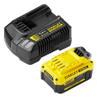 Набір акумулятор + зарядний пристрій Stanley FatMax,V20, 18 В,4Ah, 4A (SFMCB14M1)