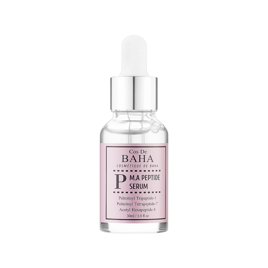 Сироватка для обличчя Cos De BAHA Peptide Serum With Matrixyl 3000 & Argireline Пептидна з матриксілом і аргіреліном 30 мл (8809240317822)