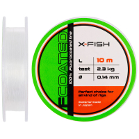Fluorocarbon X-Fish FCoated 10m 0.14mm 2.3kg (1917.01.21)