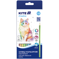 Colored pencils Kite Creative Pastel 12 colors (K-451)