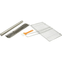 Barbecue set Voltronic grid 20x35 cm, 40 skewers, 40 skewers (YT-SET40)