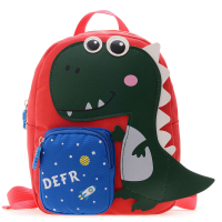 Children's backpack Evo-kids Small Dino Red Black (2418-12 Red Black Dino)