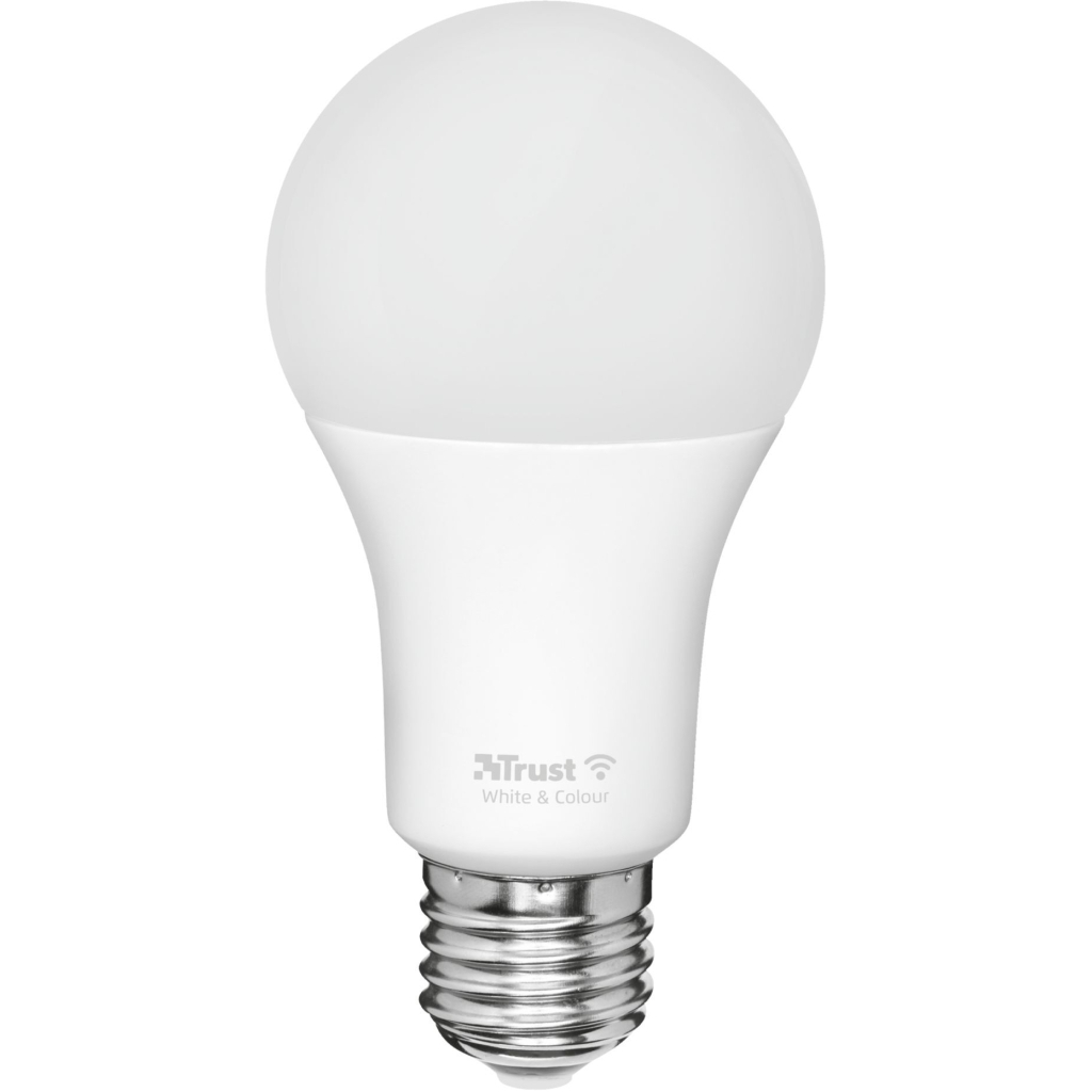 Розумна лампочка Trust E27 806 Lumen, 1800-6500k, RGBCW, white (71281_TRUST)