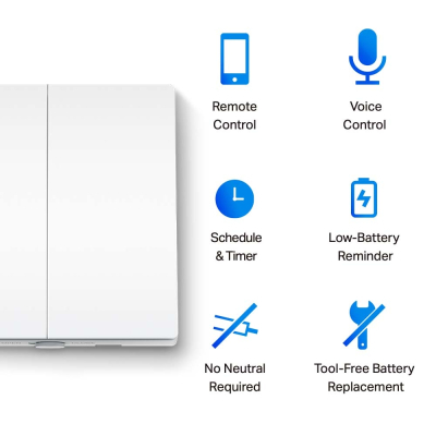 Розумний вимикач TP-Link Tapo S220 868 MHz 250V 4A (TAPO-S220)