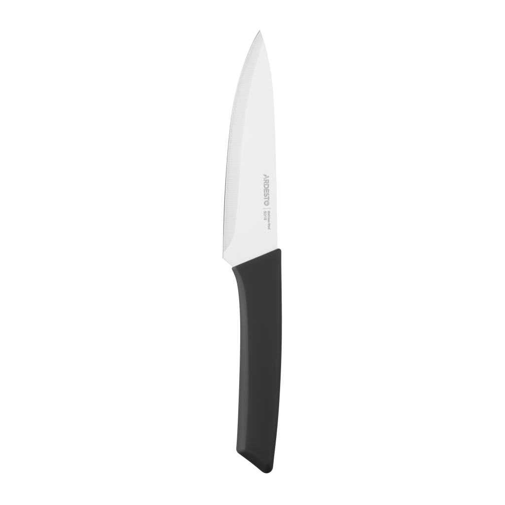 Кухонний ніж Ardesto Gemini Gourmet 15.5см, чорний (AR2133SB) Кухонний ніж Ardesto Gemini Gourmet 15.5см, чорний (AR2133SB)