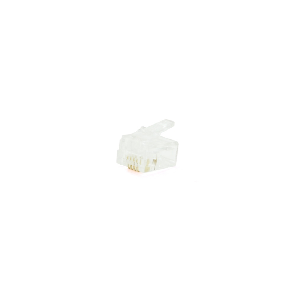 Конектор RJ11 6P4C UTP cat.3 * 100 PiPo (YT-18721 / 18721) Конектор RJ11 6P4C UTP cat.3 * 100 PiPo (YT-18721 / 18721)