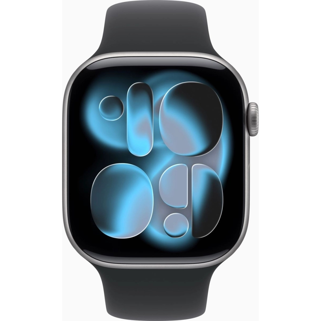 Смарт-годинник Apple Watch Series 11 GPS + Cellular 46mm Space Grey Aluminium Case with Black Sport Band - M/L (MFCA4RK/A) Смарт-годинник Apple Watch Series 11 GPS + Cellular 46mm Space Grey Aluminium Case with Black Sport Band - M/L (MFCA4RK/A)