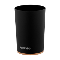 Стакан для ванної кімнати ARDESTO Minimalism Чорний (ARHB3105BB)