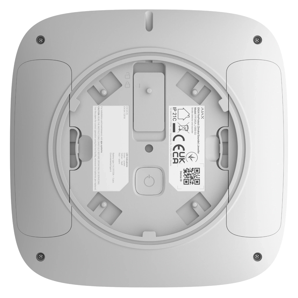 Датчик диму Ajax EN54 FireProtect Smoke/Sounder white