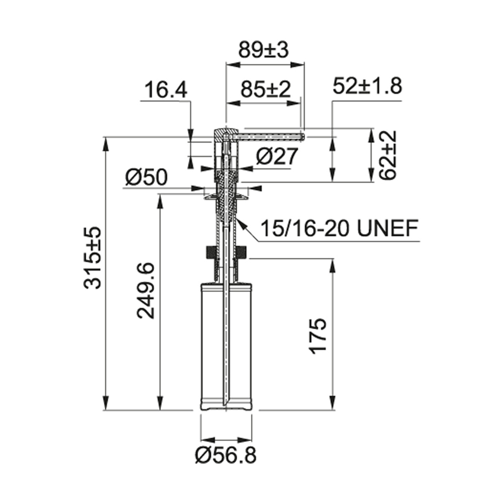 Дозатор для рідкого мила Franke Comfort (119.0578.743)